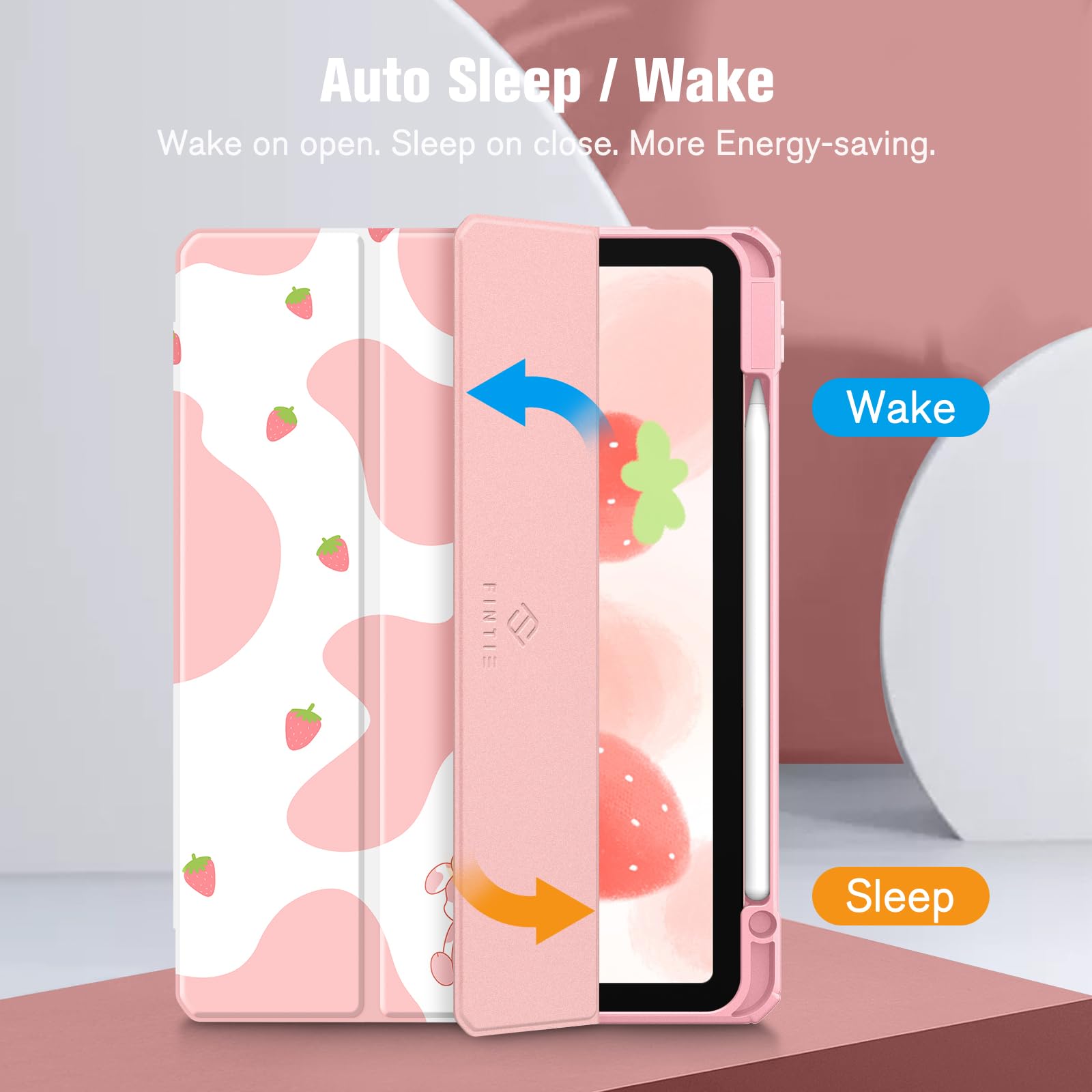 Foto 7 | Funda Fintie Hybrid Slim Para Ipad Air De 11 Pulgadas Con Soporte Para Lápices - Venta Internacional.