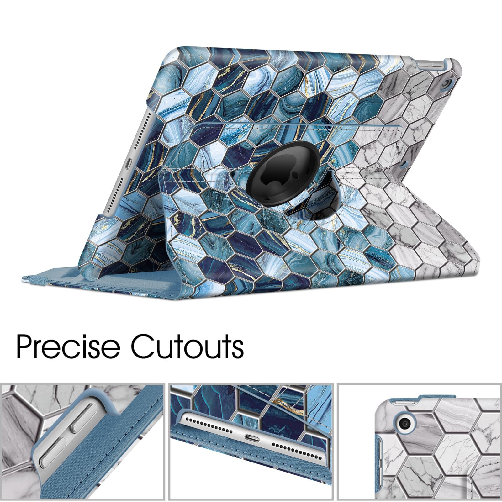 Foto 8 pulgar | Funda Giratoria Fintie Para Ipad De 9ª, 8ª Y 7ª Generación De 10,2 Pulgadas Con Lápiz - Venta Internacional.