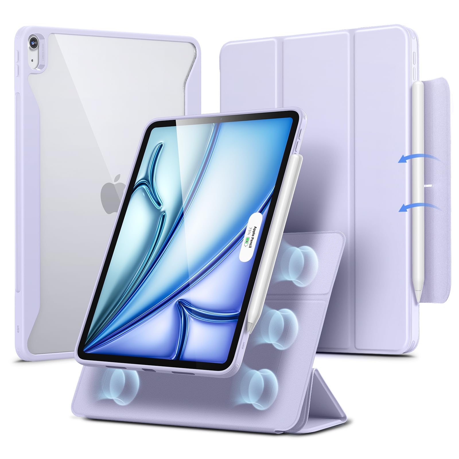 Foto 2 pulgar | Funda Esr Para Ipad Air De 11 Pulgadas 2025 M3/m2 Con Soporte Para Lápices - Venta Internacional.