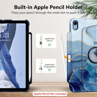 Foto 5 | Funda Giratoria Fintie Para Ipad 11.ª Generación 11 Pulgadas Y 10.ª Generación 10.9 Pulgadas - Venta Internacional.