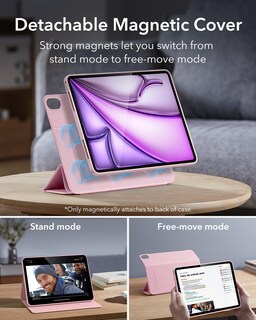 Foto 4 | Funda Para Ipad Air 13 Esr Rebound 360 Con Soporte Para Lápices, Color Rosa - Venta Internacional.