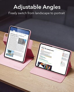 Foto 5 | Funda Para Ipad Air 13 Esr Rebound 360 Con Soporte Para Lápices, Color Rosa - Venta Internacional.