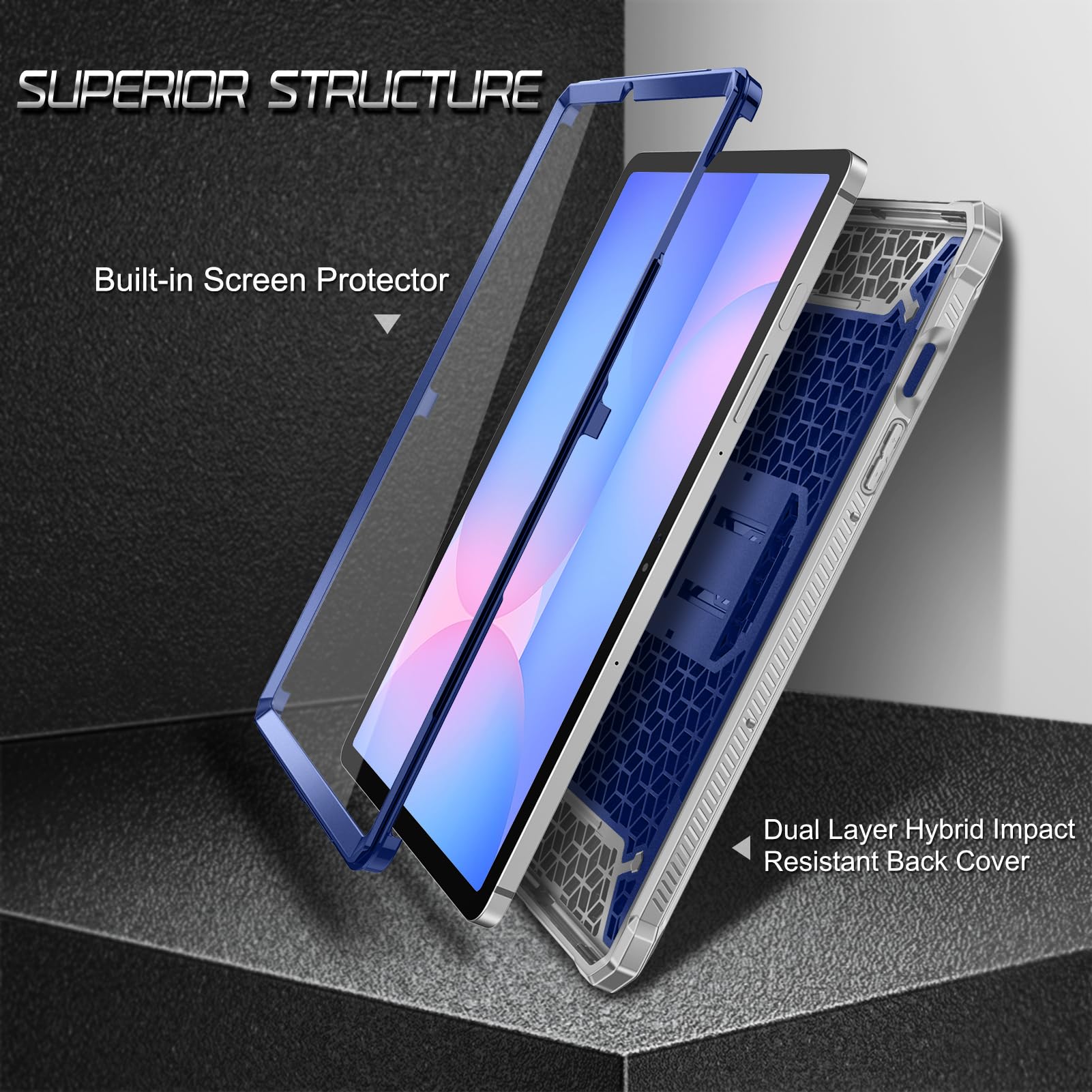 Foto 5 pulgar | Funda Fintie A Prueba De Golpes Para Samsung Galaxy Tab S10 Fe/ S9 Fe - Venta Internacional.