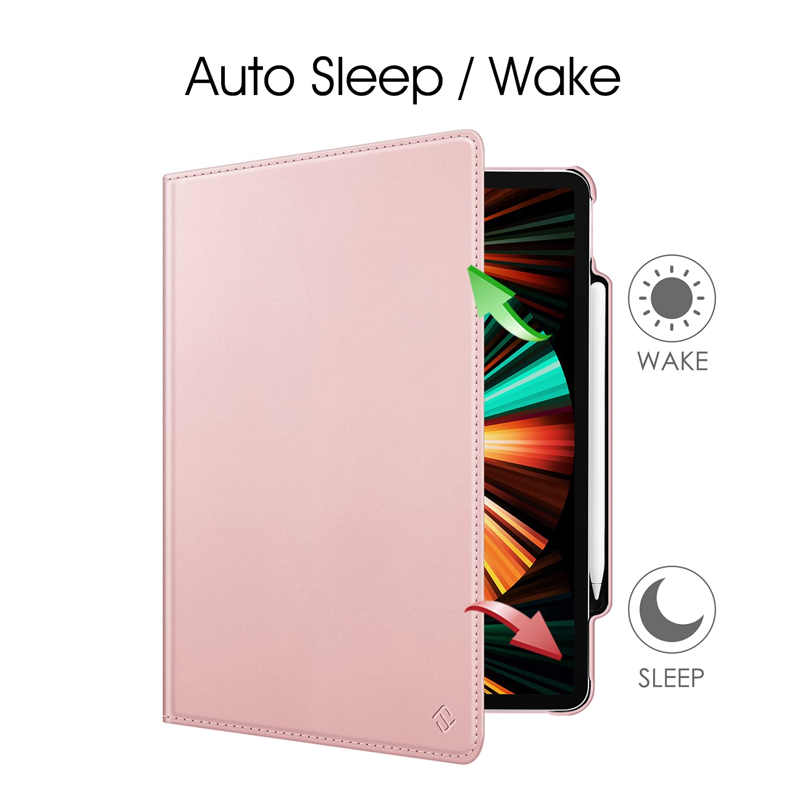 Foto 4 pulgar | Funda Giratoria Fintie Para Ipad Pro De 12,9 Pulgadas De Sexta Generación Con Soporte Para Lápices - Venta Internacio