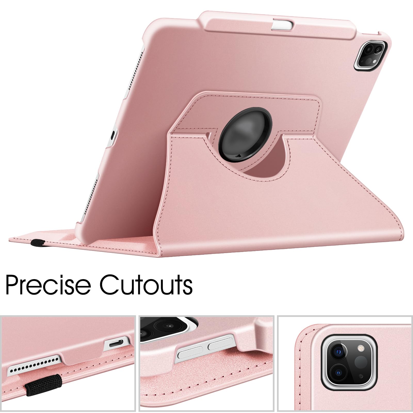 Foto 6 pulgar | Funda Giratoria Fintie Para Ipad Pro De 12,9 Pulgadas De Sexta Generación Con Soporte Para Lápices - Venta Internacio