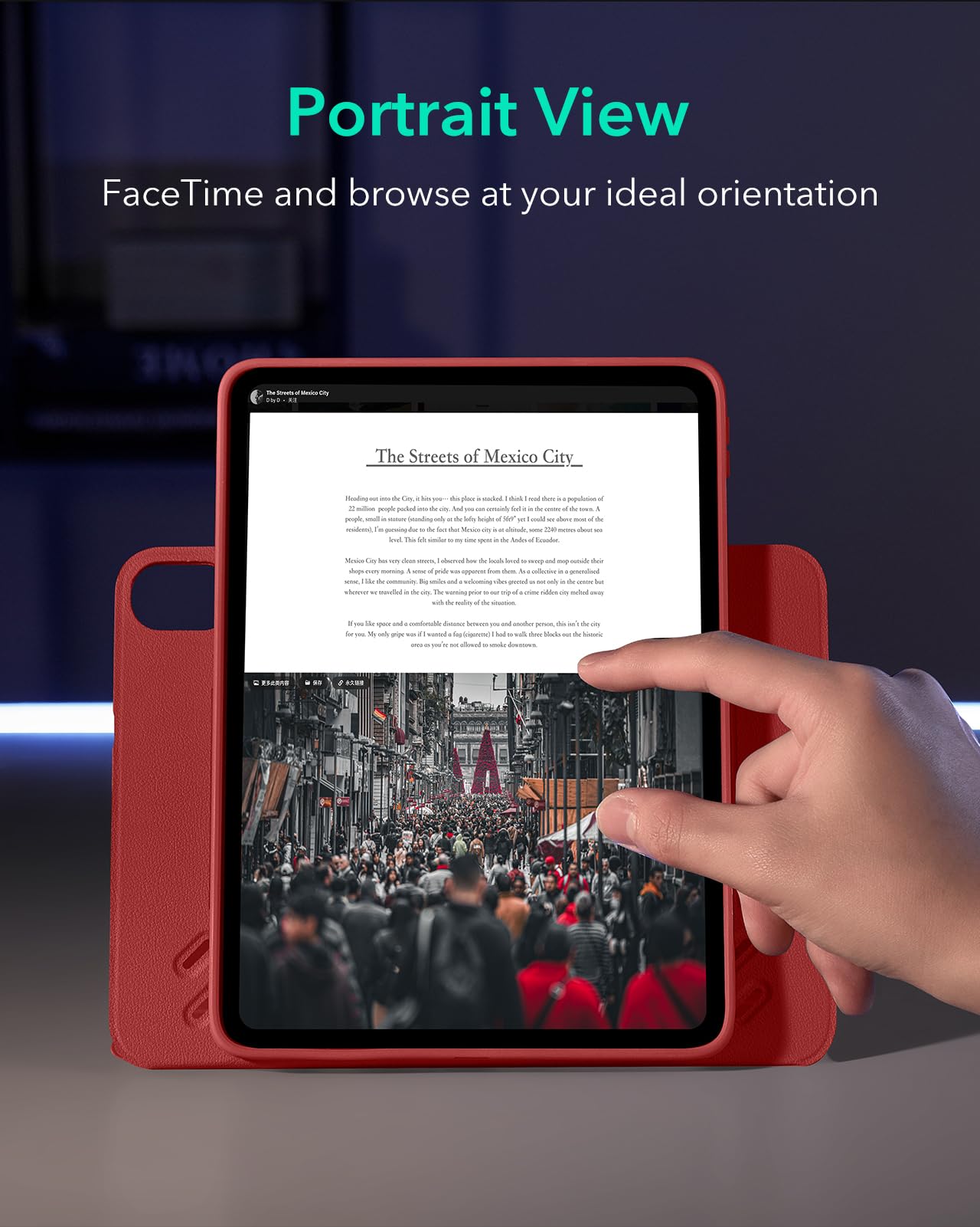 Foto 6 | Funda Esr Para Ipad Air De 11 Pulgadas (2025) M3/m2, 10,9 Pulgadas (2022/2020) - Venta Internacional.