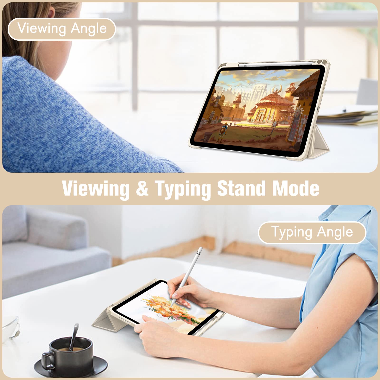 Foto 5 | Funda Fintie Hybrid Slim Para Ipad 11.ª Generación, 11.ª Generación Y 10.9 Pulgadas - Venta Internacional.