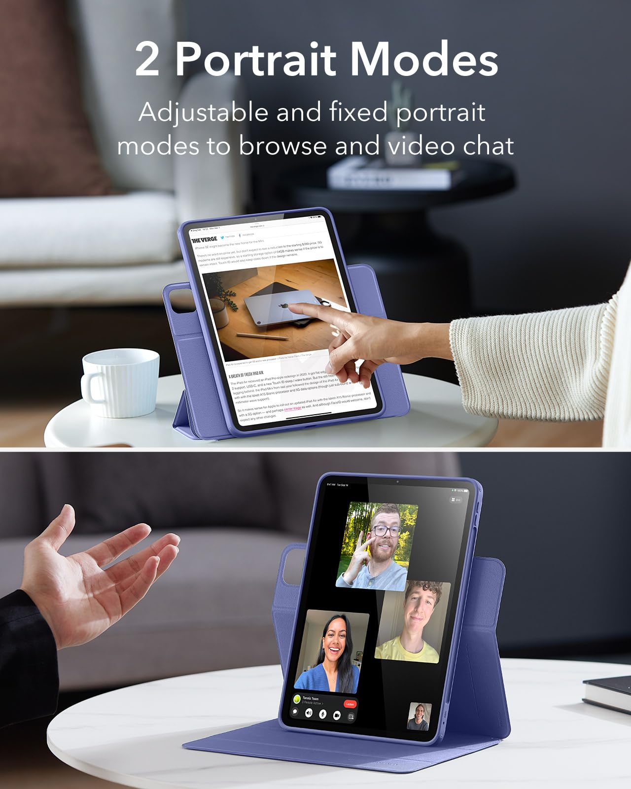 Foto 6 | Funda Esr Para Ipad Pro M4 De 13 Pulgadas (2024) Con Soporte Para Lápices - Venta Internacional.
