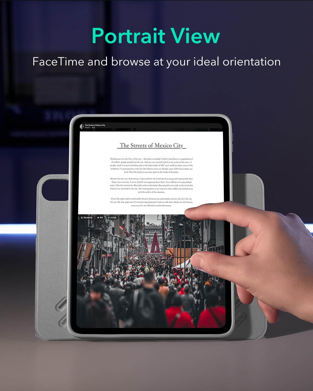 Foto 6 | Funda Esr Para Ipad Air De 11 Pulgadas (2025) M3/m2, 10,9 Pulgadas - Venta Internacional.