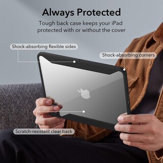 Foto 5 | Funda Esr Para Ipad Pro 12.9 (2022/2021) Con Soporte Para Lápices, Color Negro - Venta Internacional.