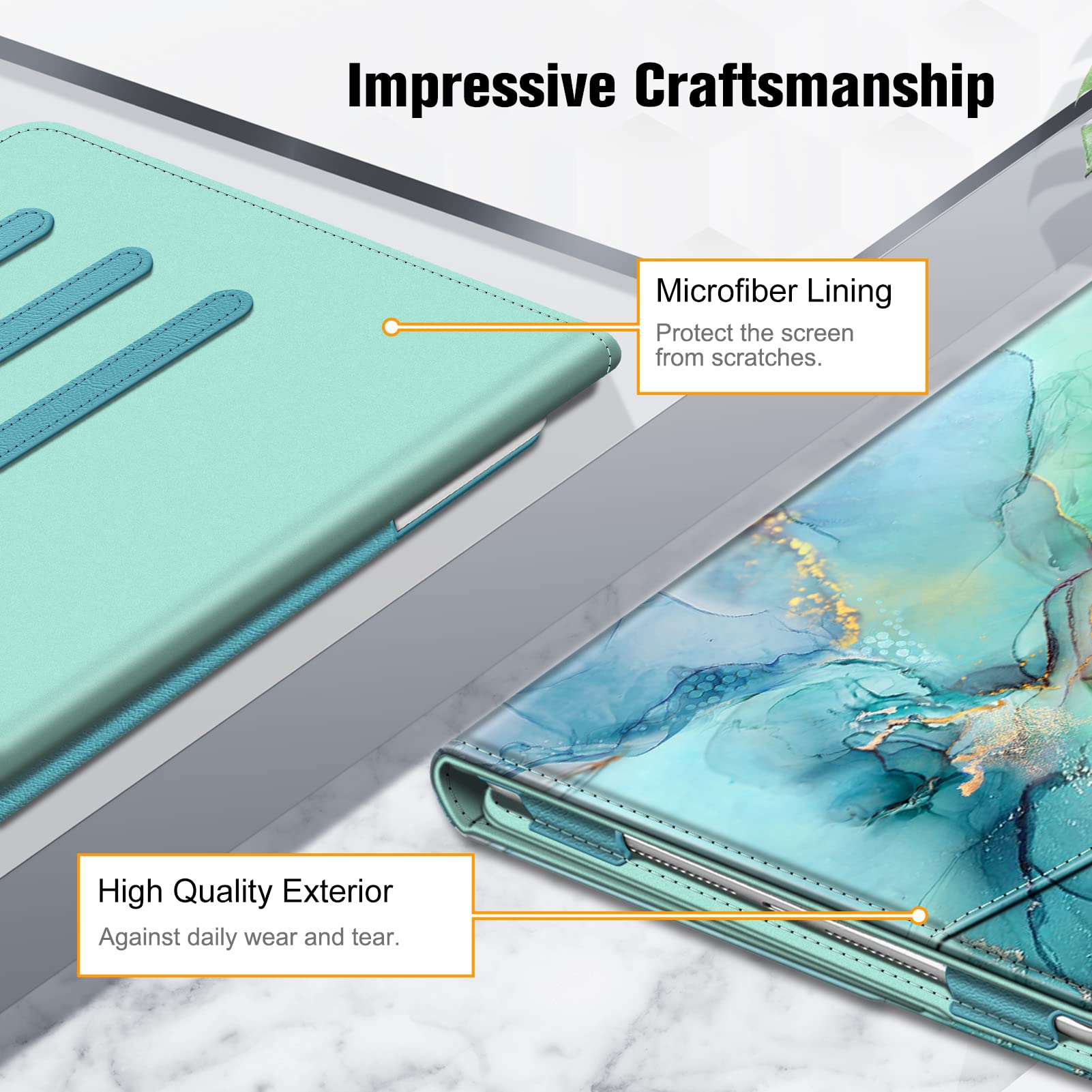 Foto 7 | Funda Fintie Para Ipad 9ª, 8ª Y 7ª Generación De 10,2 Pulgadas Con Soporte Eme - Venta Internacional.