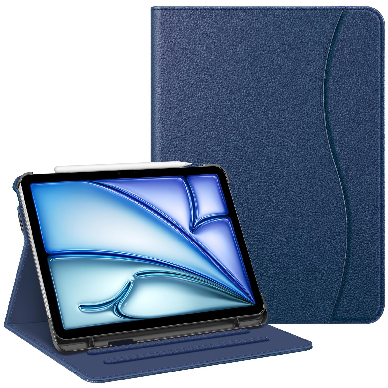 Foto 2 pulgar | Funda Fintie Para Ipad Air 11 Pulgadas M3 (2025) /m2 (2024), Azul Marino - Venta Internacional.
