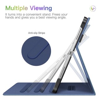 Foto 4 | Funda Fintie Para Ipad Air 11 Pulgadas M3 (2025) /m2 (2024), Azul Marino - Venta Internacional.