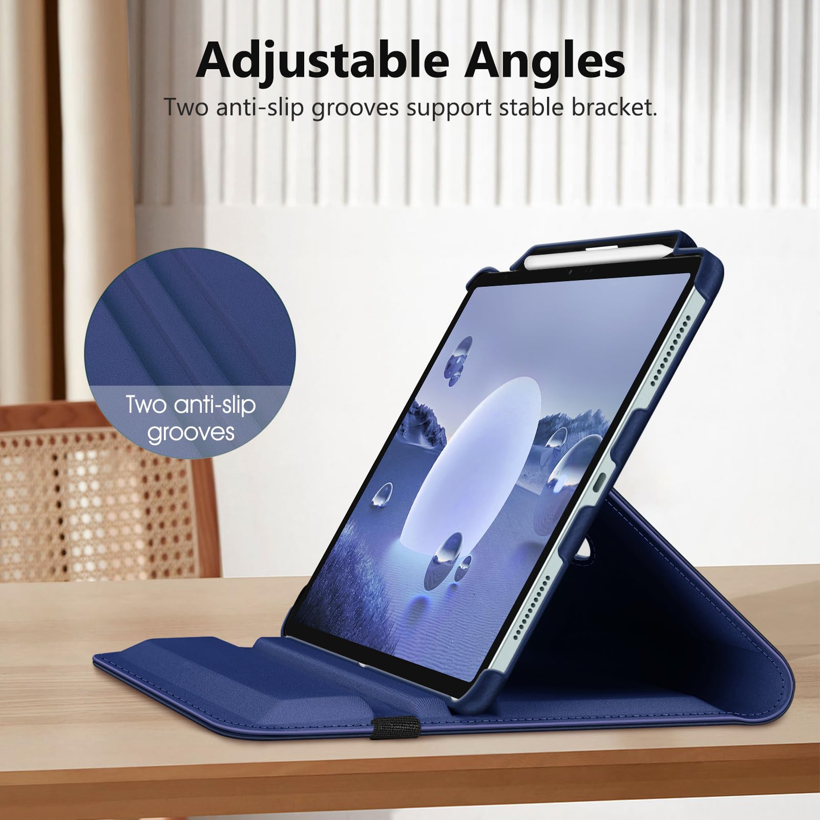 Foto 5 | Funda Giratoria Fintie Para Ipad Air De 13 Pulgadas (m3) 2025, (m2) 2024 - Venta Internacional.