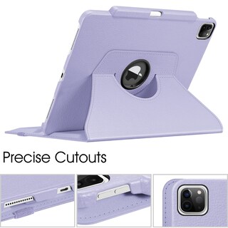 Foto 5 | Funda Giratoria Fintie Para Ipad Pro 12,9'' (6.ª Generación De 2022), Color Lila Y Morado - Venta Internacional.