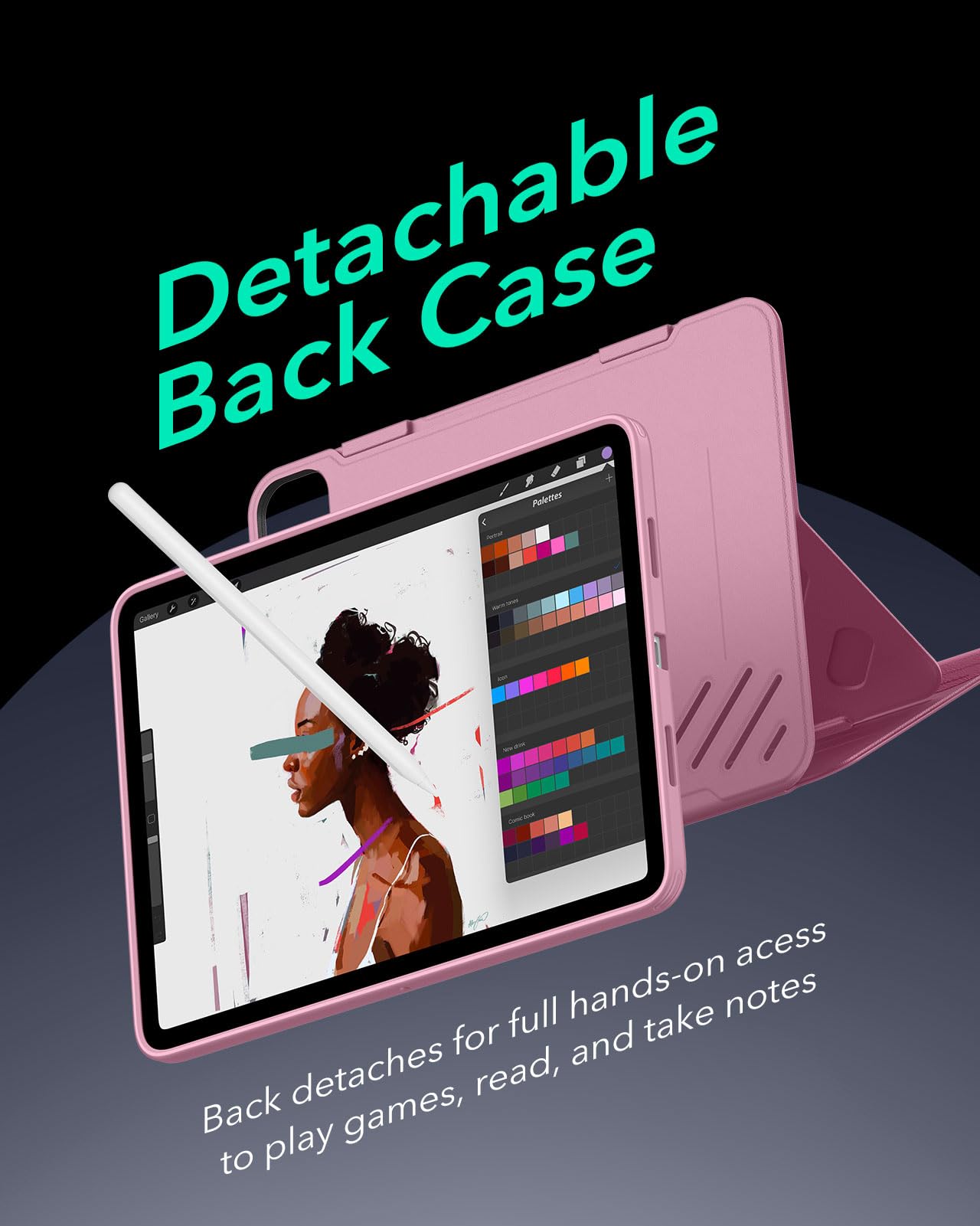 Foto 7 pulgar | Funda Esr Para Ipad Pro De 11 Pulgadas (2022/2021/2020/2018) Rosa - Venta Internacional.