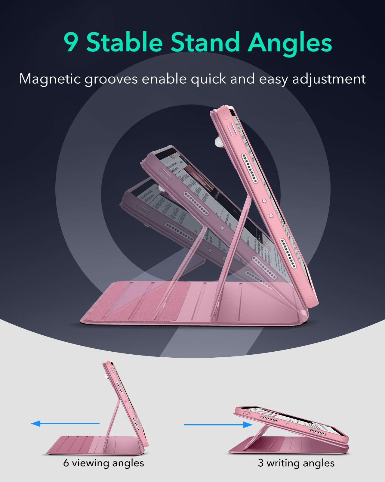 Foto 8 pulgar | Funda Esr Para Ipad Pro De 11 Pulgadas (2022/2021/2020/2018) Rosa - Venta Internacional.