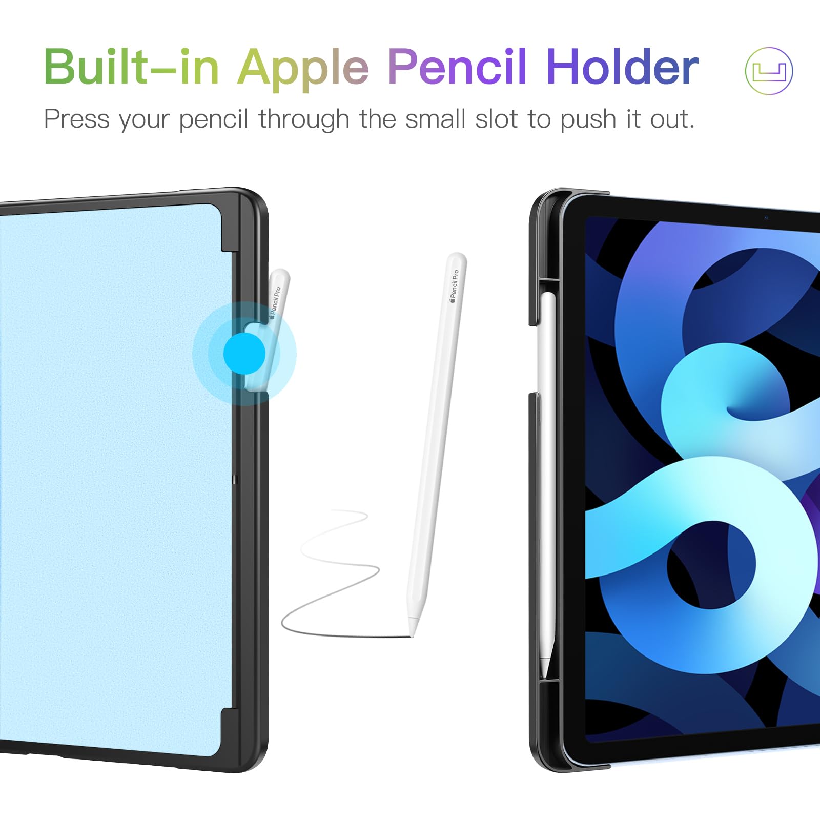Foto 7 | Funda Fintie Para Ipad Air De 11 Pulgadas M3 (2025) /m2 (2024) Sky B - Venta Internacional.