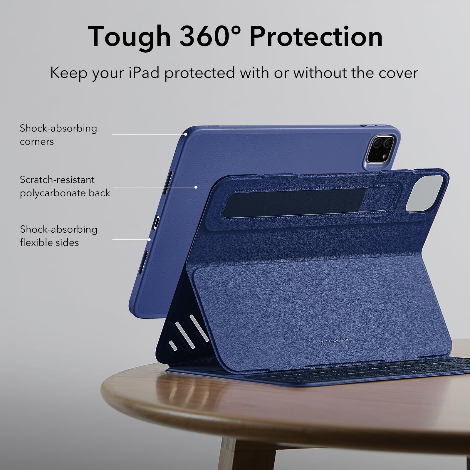 Foto 7 | Funda Para Ipad Pro De 11 Pulgadas, Cubierta Magnética Extraíble Esr, Azul - Venta Internacional.