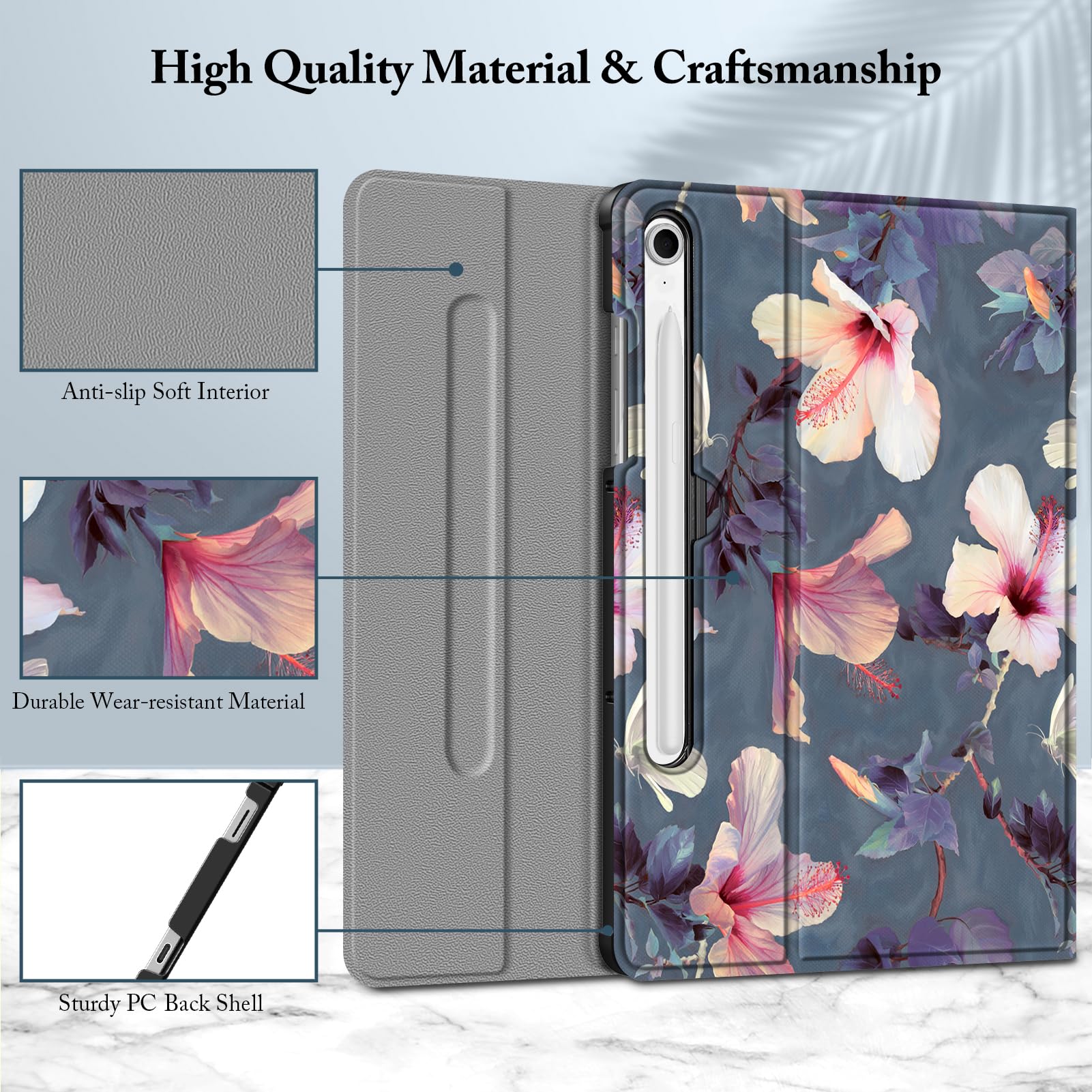 Foto 6 | Funda De Teclado Fintie Para Samsung Galaxy Tab S10 Fe/s9 Fe 5g - Venta Internacional.