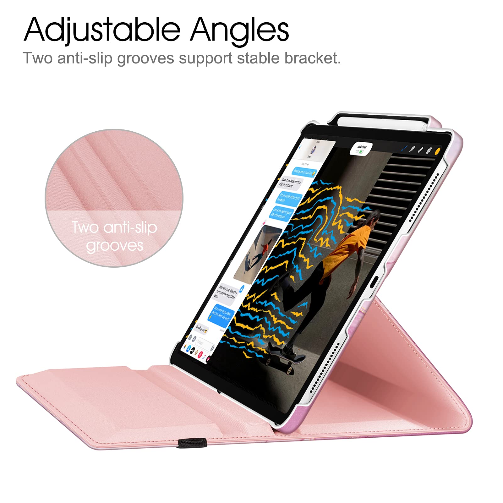 Foto 8 pulgar | Funda Giratoria Fintie Para Ipad Pro De 12,9'' De 6.ª Generación De 2022 Con Lápiz - Venta Internacional.