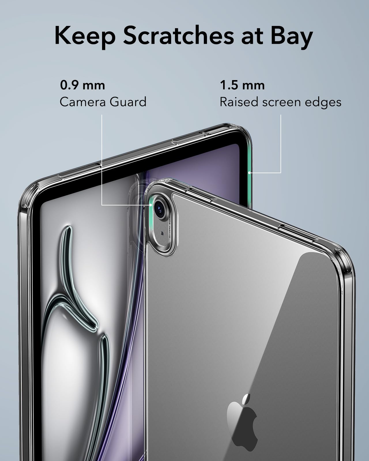 Foto 8 pulgar | Funda Esr Para Ipad Air 13 Pulgadas M3/m2 (2025/2024) Negra Transparente - Venta Internacional.