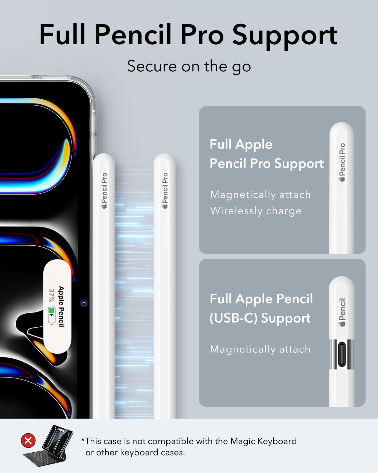Foto 7 pulgar | Funda Para Ipad Pro 11 Esr M4 (2024, 5.ª Generación) A Prueba De Golpes, Resistente Al Amarilleo - Venta Internacional.
