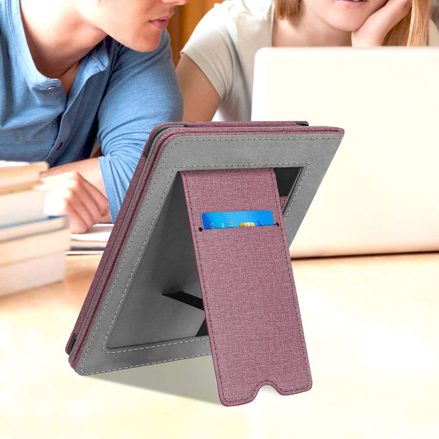 Foto 7 | Funda Con Soporte Fintie Para Kindle Paperwhite 6 10ª Generación, Color Morado - Venta Internacional.