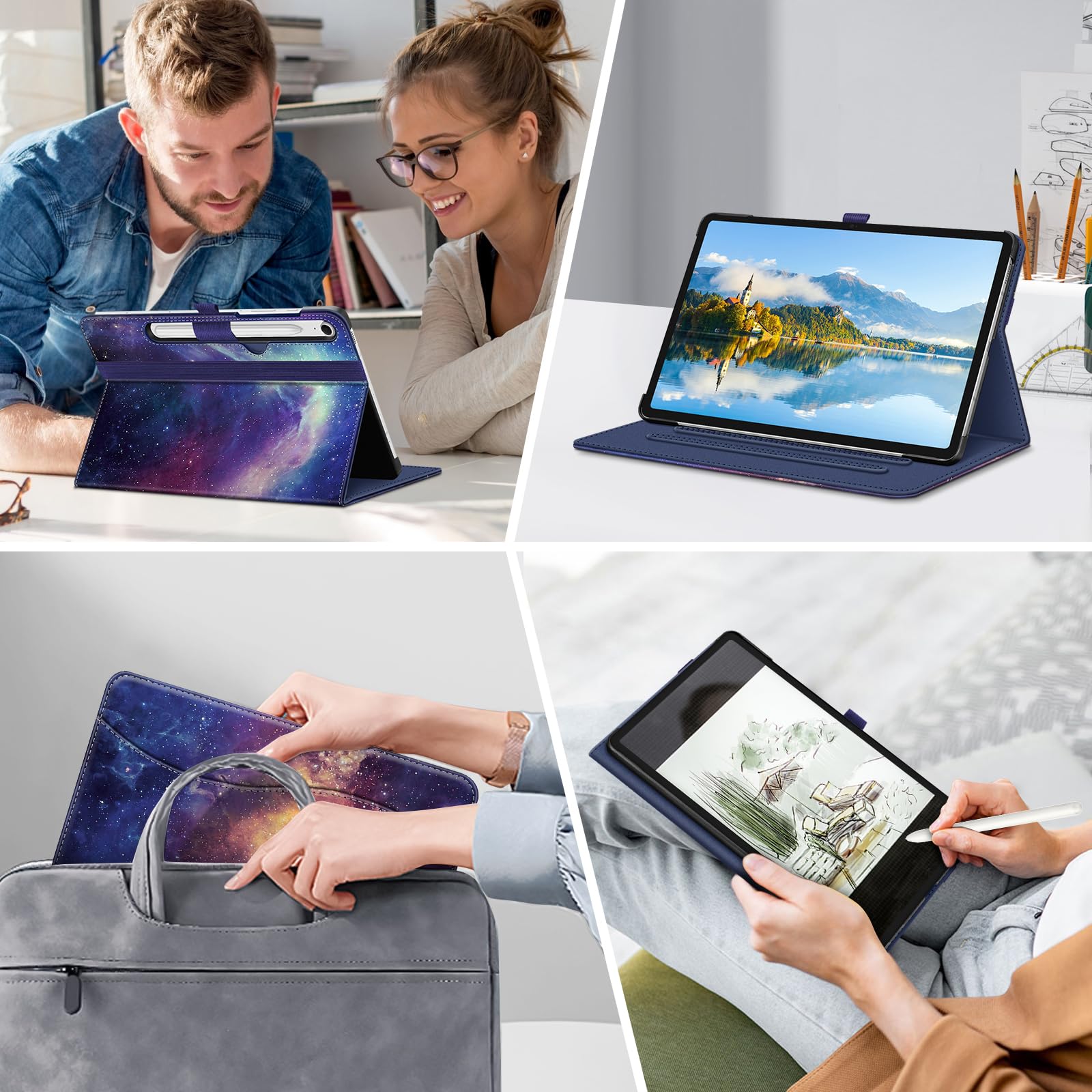 Foto 8 pulgar | Funda Fintie Para Samsung Galaxy Tab S10 Fe/ S9 Fe 5g 10.9 Pulgadas/tab S9 11 Pulgadas - Venta Internacional.