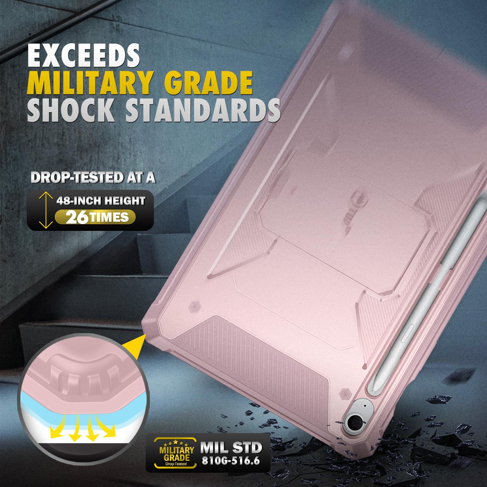 Foto 5 | Funda Fintie A Prueba De Golpes Para Samsung Galaxy Tab S10 Fe/ S9 Fe - Venta Internacional.