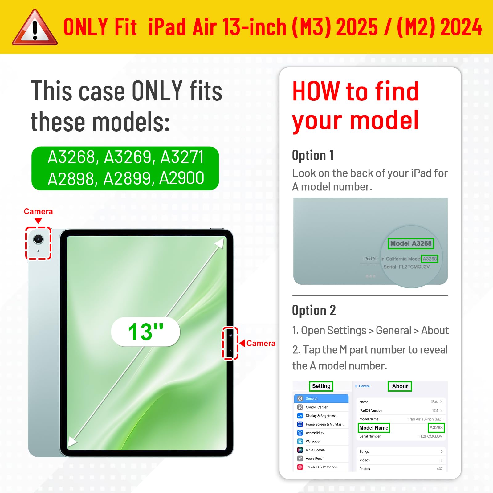 Foto 4 pulgar | Funda Giratoria Fintie Para Ipad Air De 13 Pulgadas (m3) 2025, (m2) 2024 - Venta Internacional.