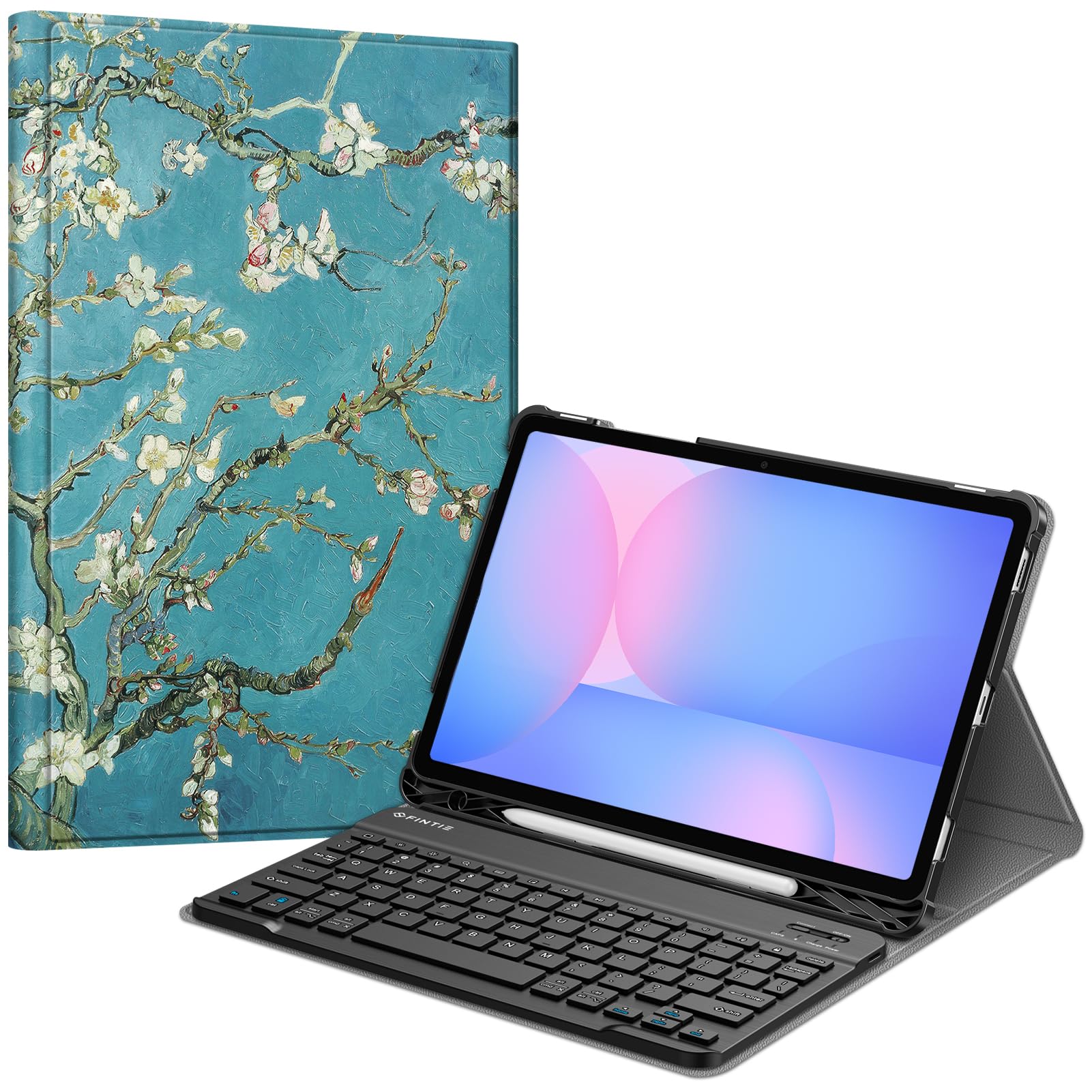 Foto 2 pulgar | Funda De Teclado Fintie Para Samsung Galaxy Tab S10 Fe/ S9 Fe 5g - Venta Internacional.
