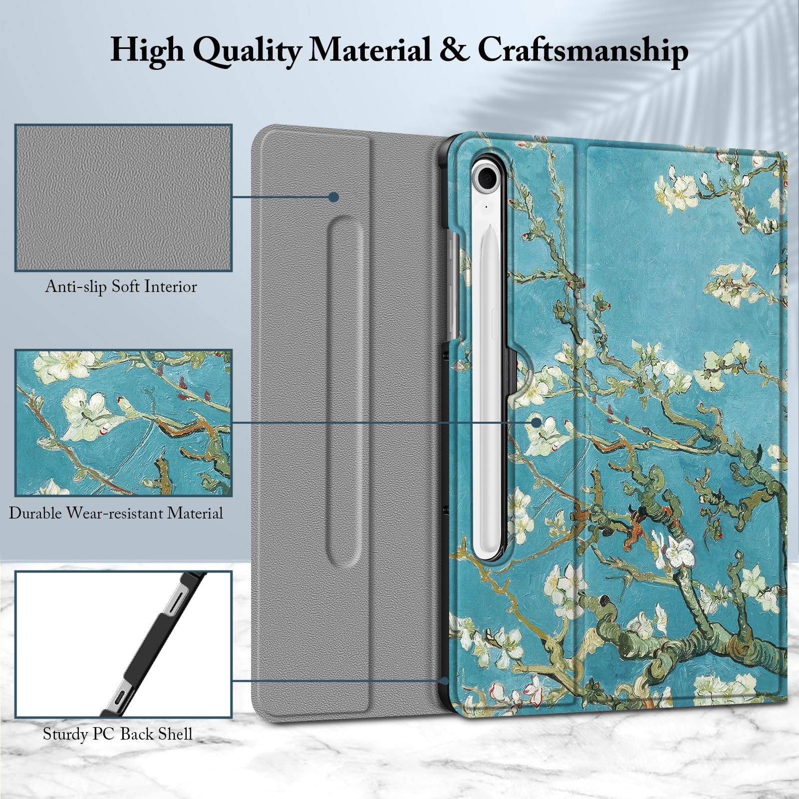 Foto 6 | Funda De Teclado Fintie Para Samsung Galaxy Tab S10 Fe/ S9 Fe 5g - Venta Internacional.