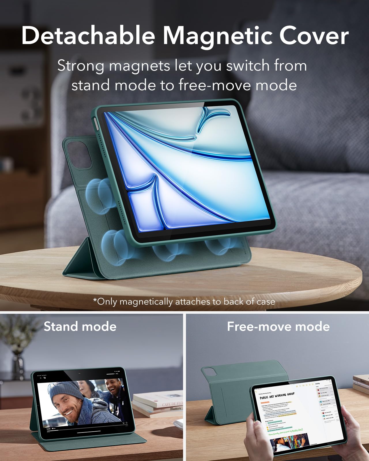 Foto 4 | Funda Esr Para Ipad Air De 11 Pulgadas (2025) M3/m2, 10,9 Pulgadas (2022/2020) - Venta Internacional.