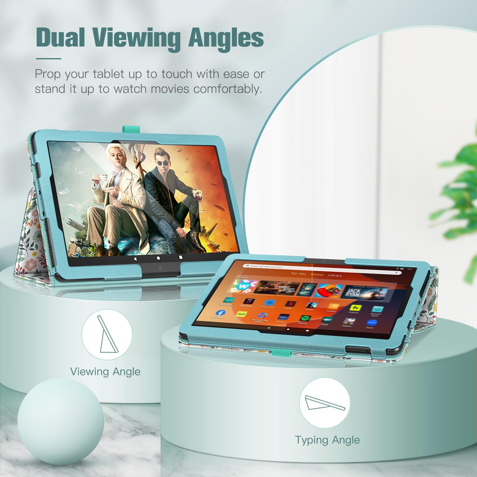 Foto 5 pulgar | Funda Tipo Folio Fintie Para Tablet Amazon Fire Hd 10/10 Plus - Venta Internacional.