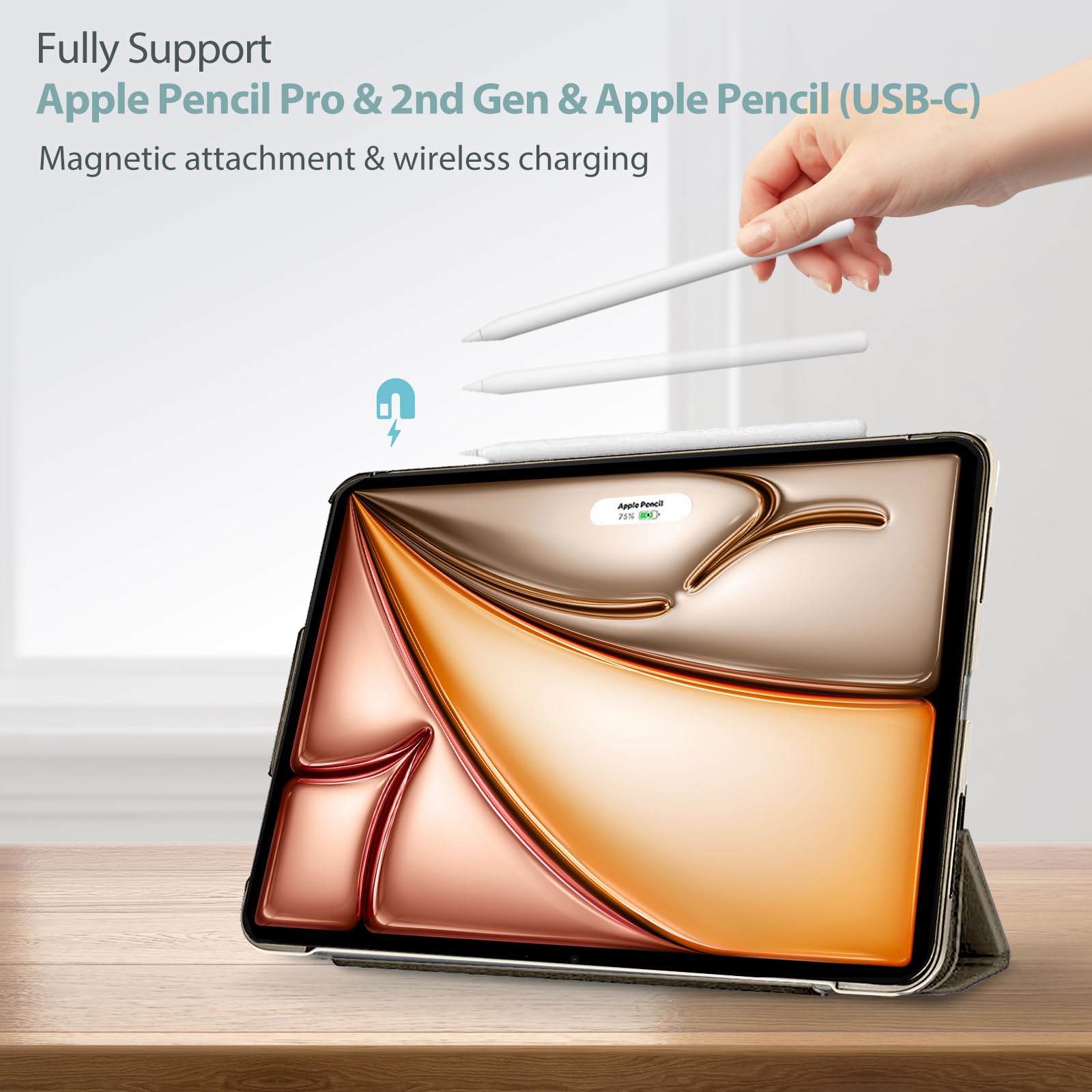 Foto 3 | Smart Case Procase Para Ipad Air De 11 Pulgadas 2025/2024/10,9 Pulgadas - Venta Internacional.