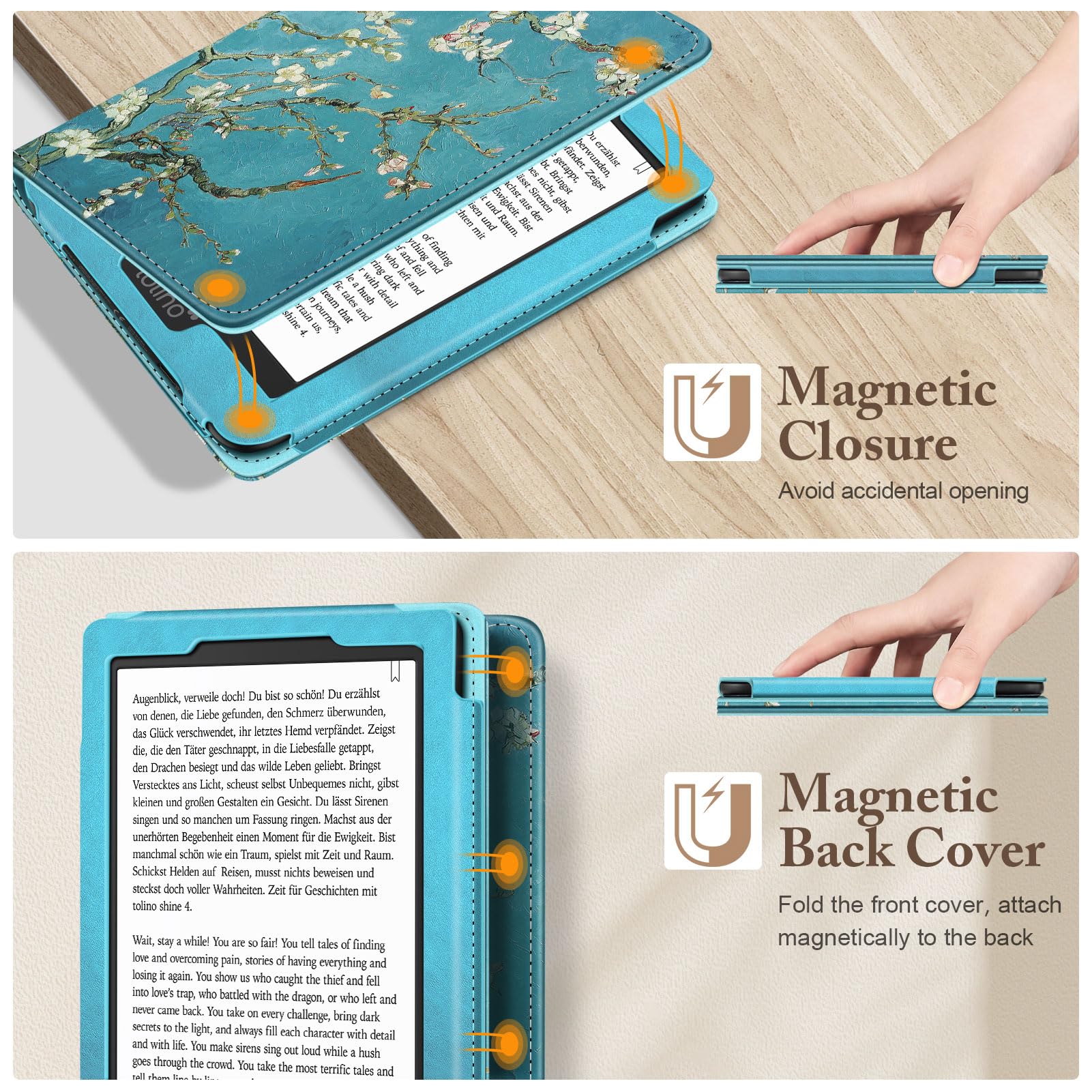 Foto 7 | Funda Fintie para Kobo Clara 6 Pulgadas 2024 - Venta Internacional