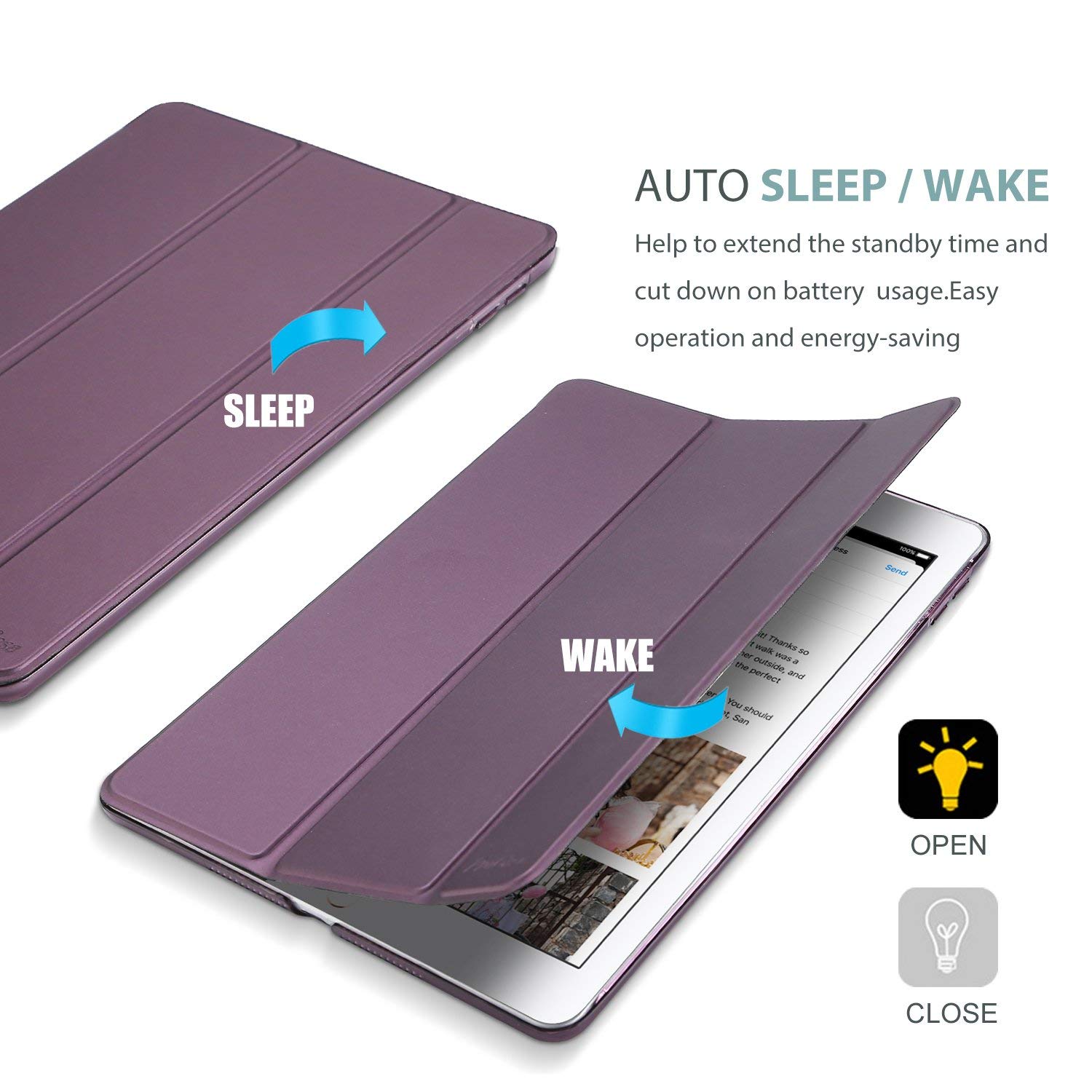 Foto 8 pulgar | Funda Procase Smart Para Ipad De 9,7 Pulgadas (6.ª Y 5.ª Generación) 2018/2017 - Venta Internacional.