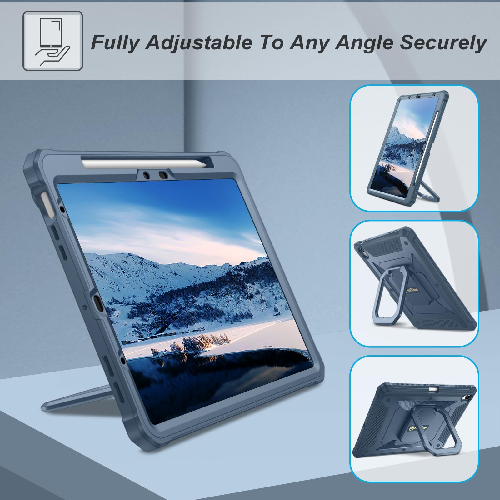 Foto 4 | Funda Fintie Para Ipad Air M2 De 11 Pulgadas (2024), Air De 5.ª Y 4.ª Generación - Venta Internacional.