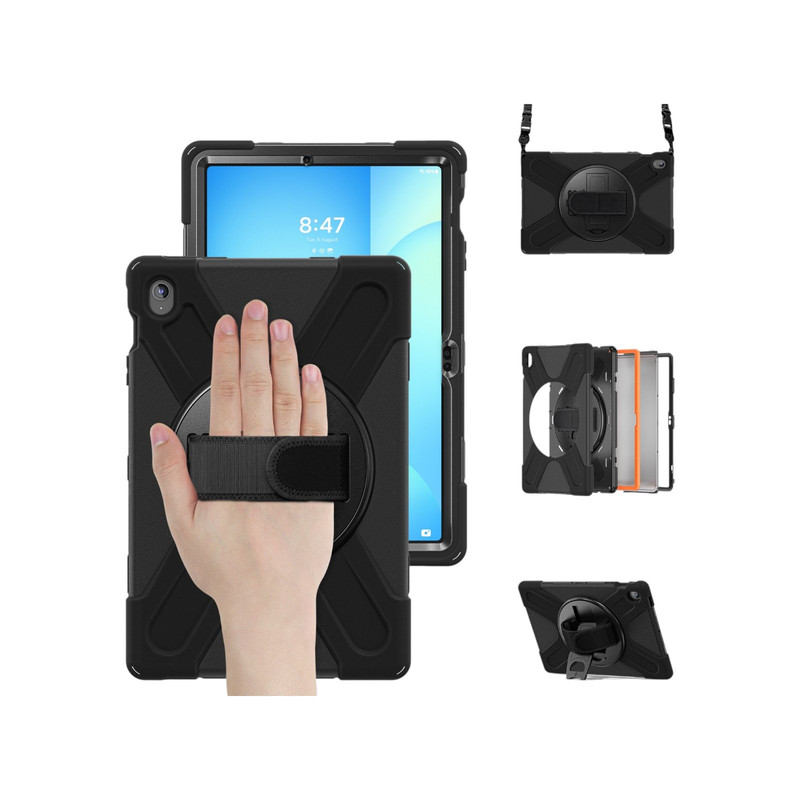 Foto 2 pulgar | Funda De Uso Rudo Para Samsung Galaxy Tab S10 Fe+ X620 13.1'' Case Resistente A Caidas Con Correa