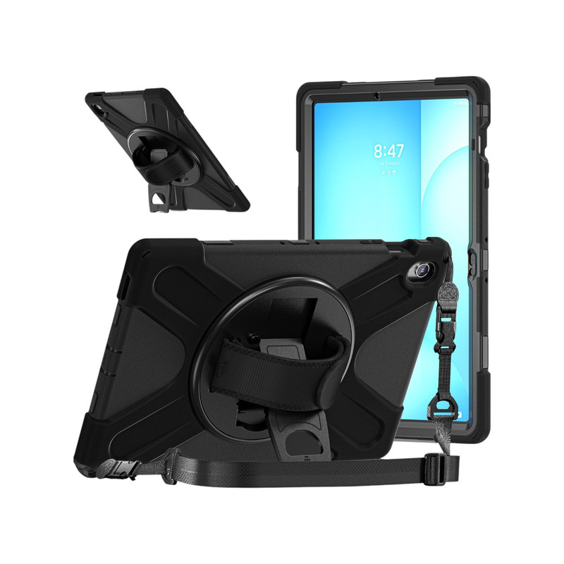 Foto 3 pulgar | Funda De Uso Rudo Para Samsung Galaxy Tab S10 Fe+ X620 13.1'' Case Resistente A Caidas Con Correa