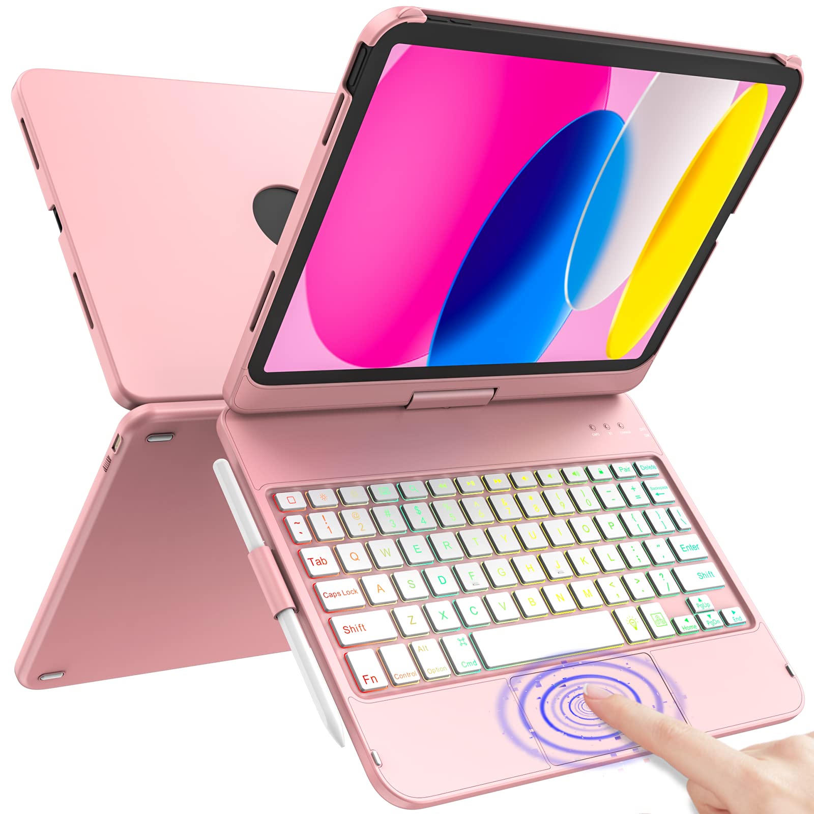 Foto 2 pulgar | Funda Con Teclado Hotlife Para Ipad De 11ª Y 10ª Generación De 10,9 Pulgadas - Venta Internacional.