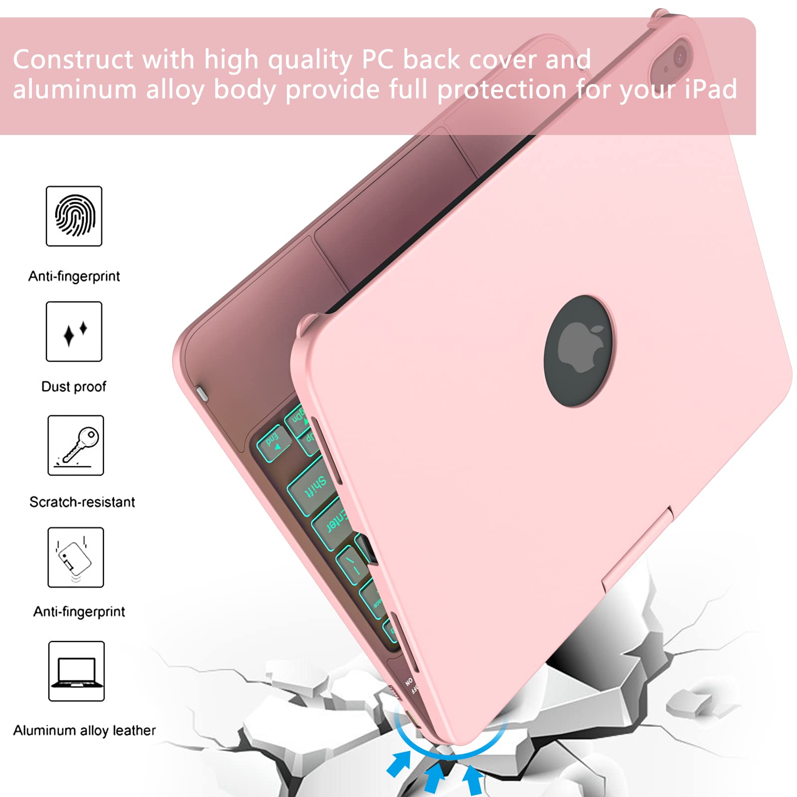 Foto 6 pulgar | Funda Con Teclado Hotlife Para Ipad De 11ª Y 10ª Generación De 10,9 Pulgadas - Venta Internacional.