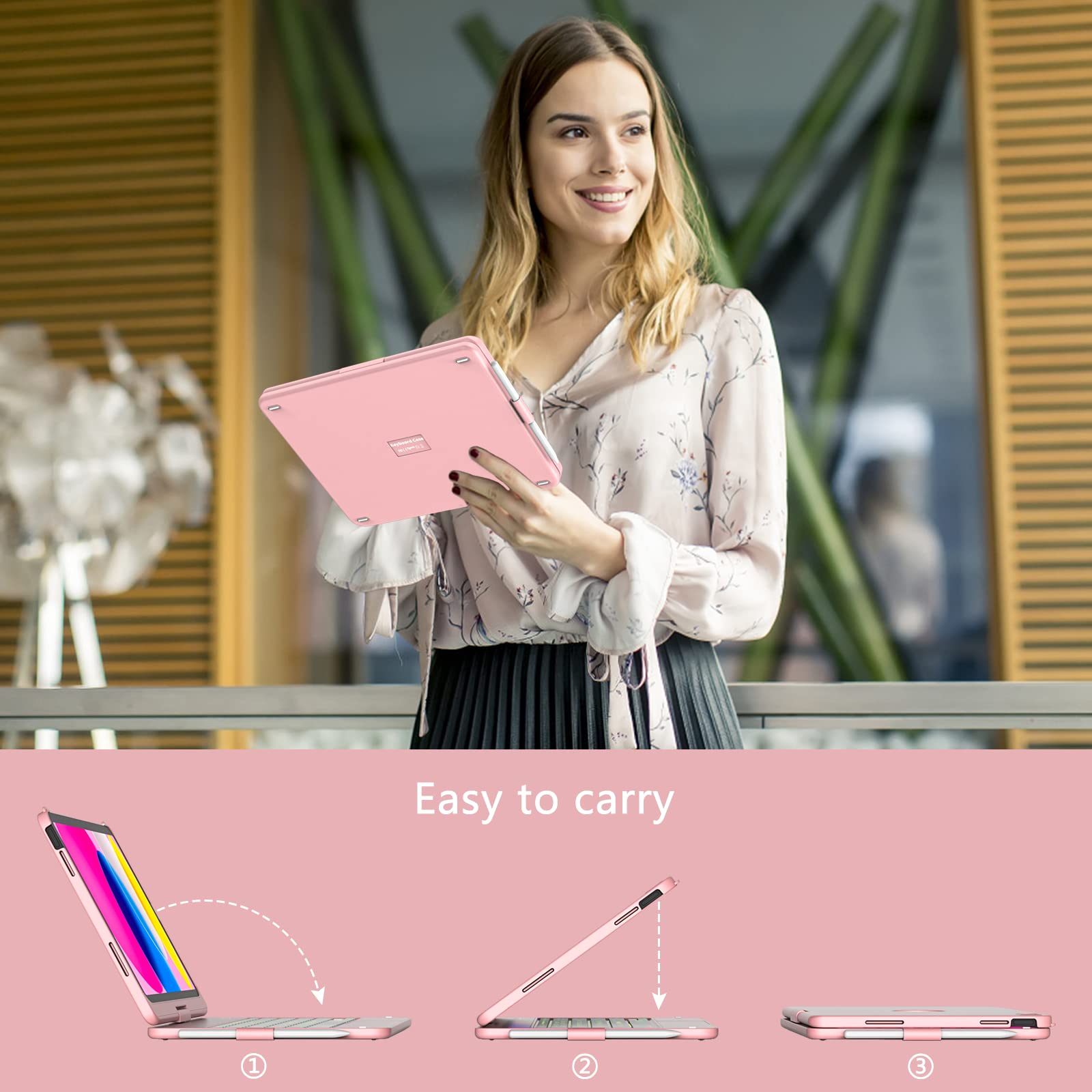 Foto 7 | Funda Con Teclado Hotlife Para Ipad De 11ª Y 10ª Generación De 10,9 Pulgadas - Venta Internacional.