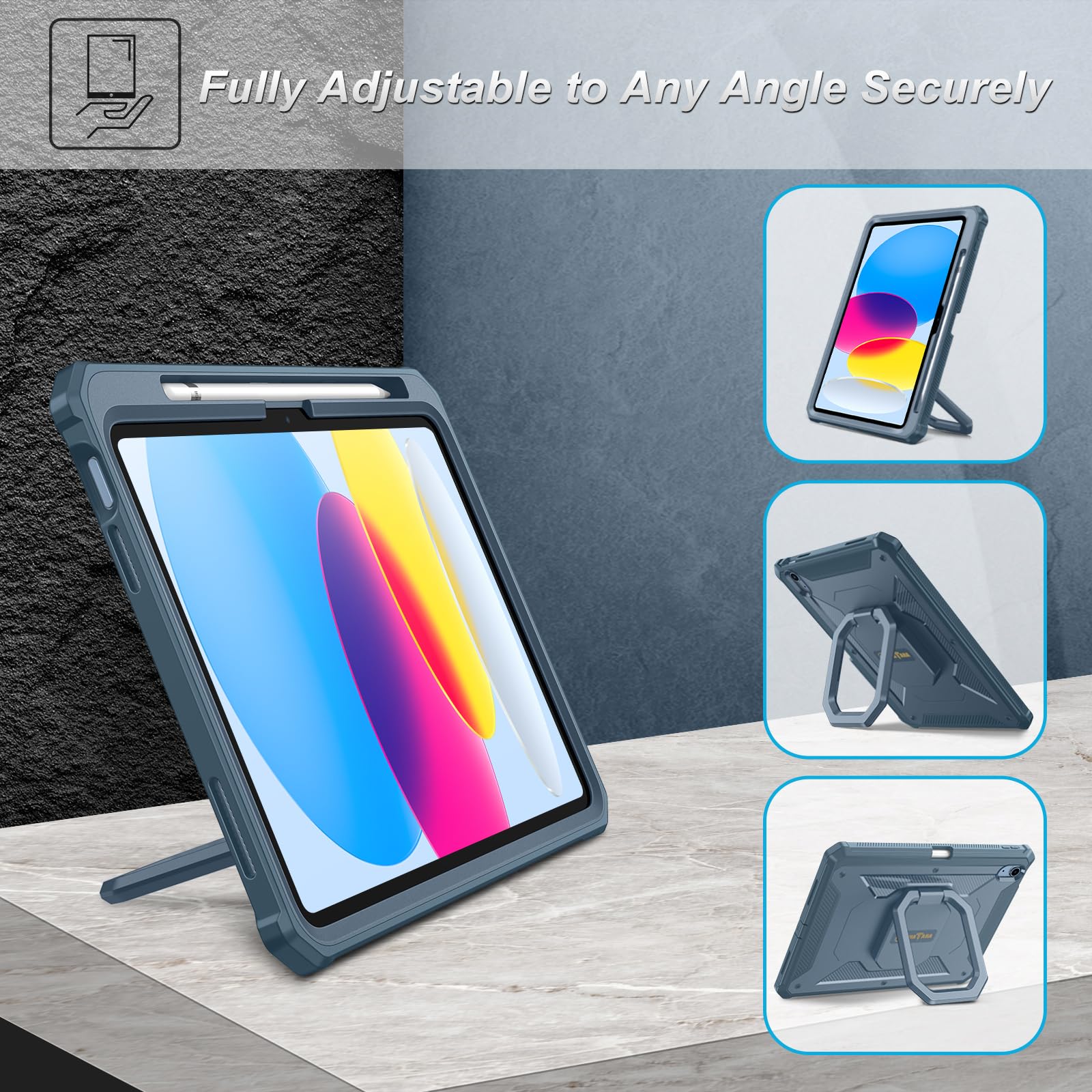 Foto 5 pulgar | Funda Fintie Para Ipad 11.ª Generación De 11 Pulgadas Y Ipad 10.ª Generación De 10.9 Pulgadas - Venta Internacional.