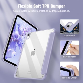 Foto 4 | Funda Fintie Hybrid Slim Para Ipad 11th Gen 11'', Color Lila Y Morado - Venta Internacional.