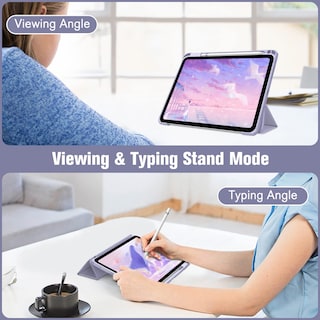 Foto 5 | Funda Fintie Hybrid Slim Para Ipad 11th Gen 11'', Color Lila Y Morado - Venta Internacional.