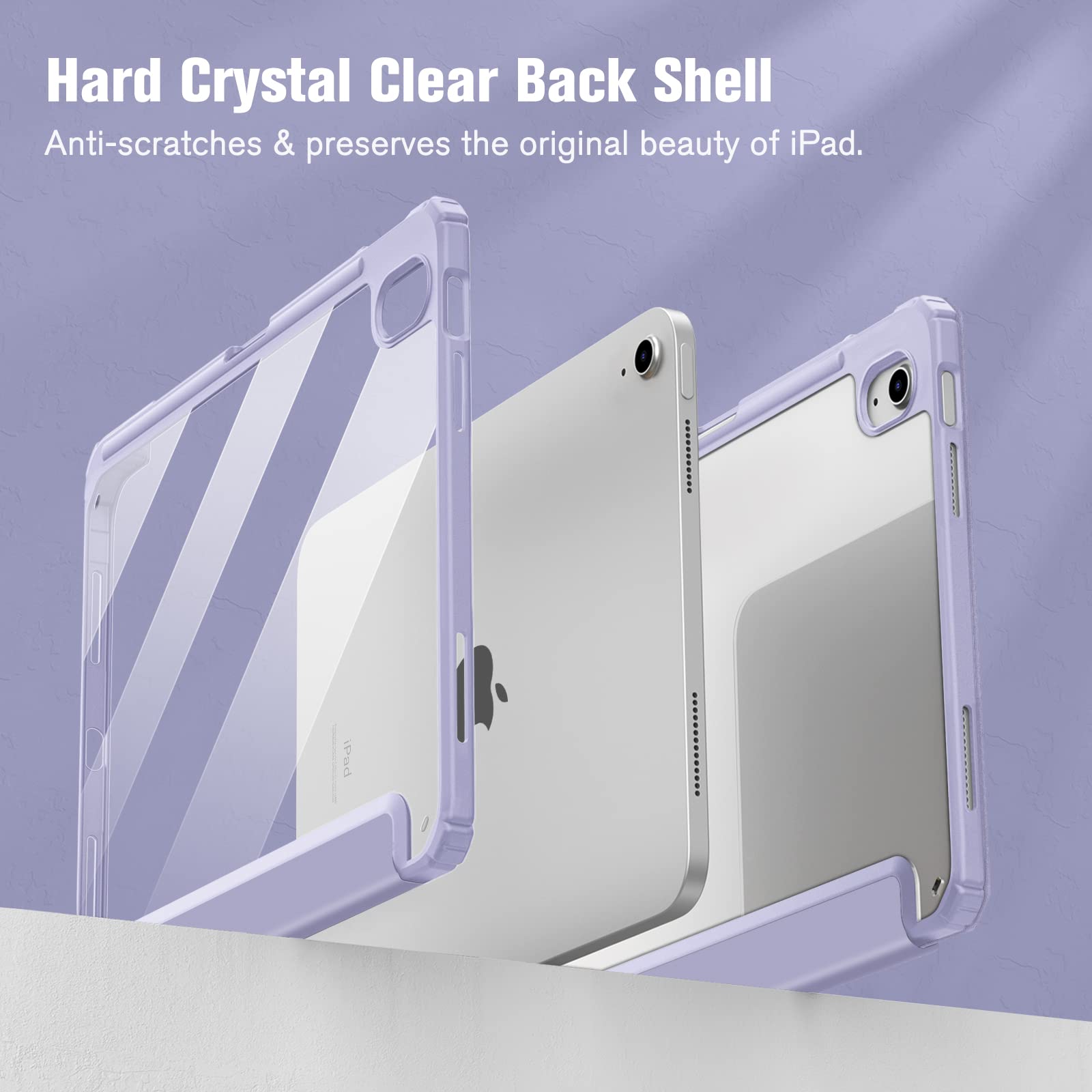 Foto 6 | Funda Fintie Hybrid Slim Para Ipad 11th Gen 11'', Color Lila Y Morado - Venta Internacional.