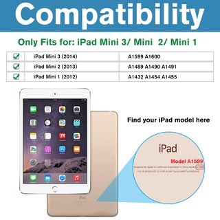 Foto 2 | Funda Procase Smart Para Ipad Mini 1, 2, 3, Con Función De Encendido/apagado Automático - Venta Internacional.