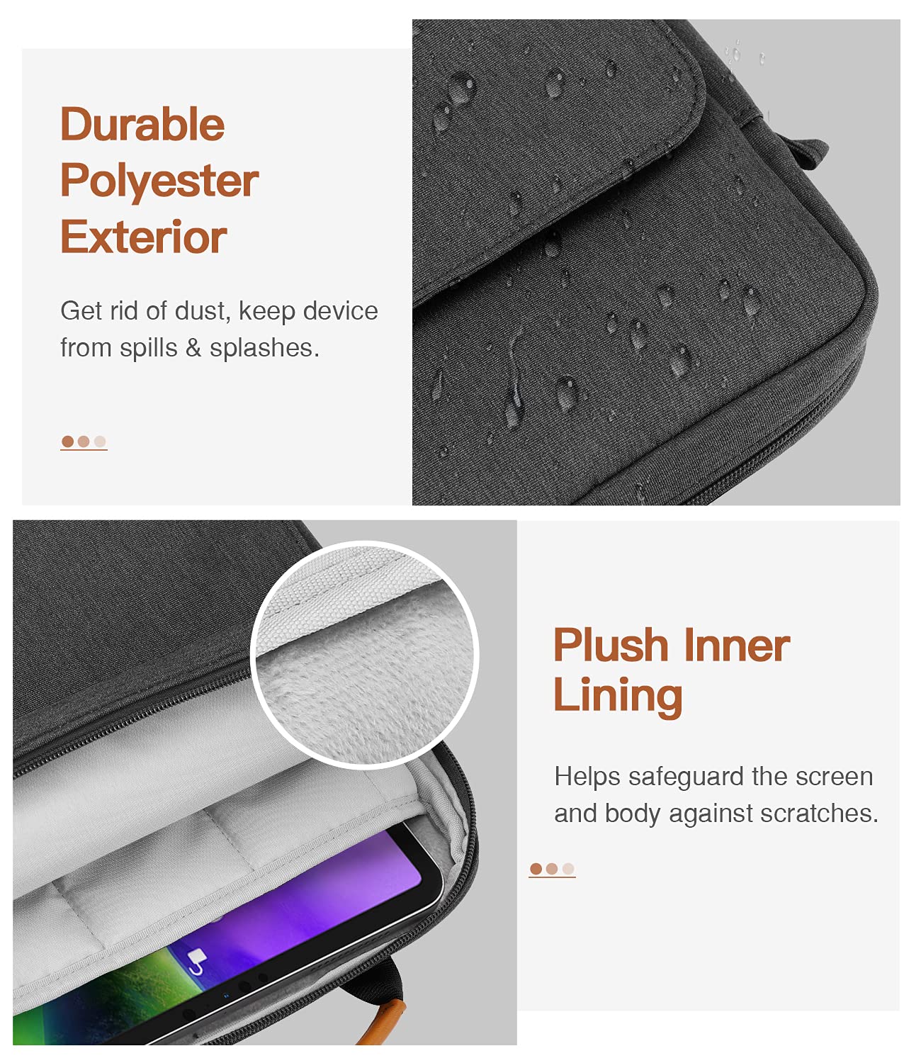 Foto 4 pulgar | Funda Para Tableta Moko Ipad Pro M4/air M2 De 9-11 Pulgadas, Negro/gris - Venta Internacional.